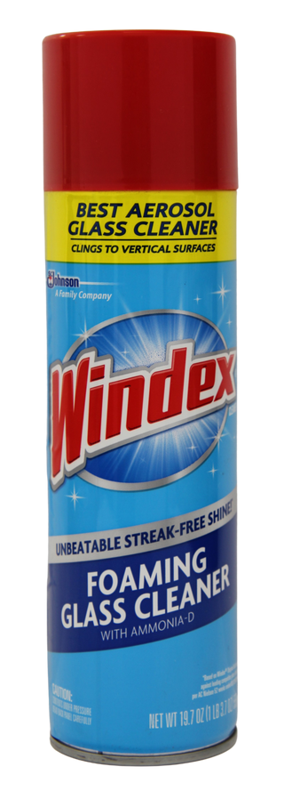 WINDEX 
Power Foaming Glass Cleaner Spray 19.7OZ/6CT