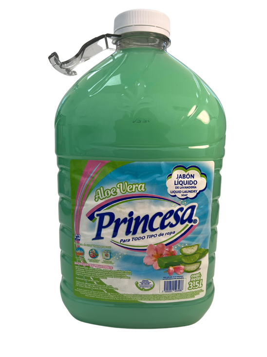 Princesa 
Detergente 
Liquido  Ropa 
Aloe 
4/3.5LT