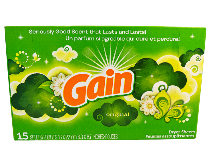 GAIN DRYER SHEETS 15 CT ORIGINAL