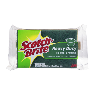 SCOTCH BRITE SCRUB SPONGE 1 PK HEAVY DUTY