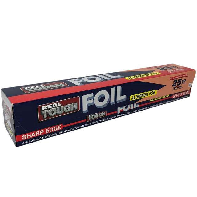 REAL TOUGH HEAVY DUTY ALUMINUM FOIL 25sqft