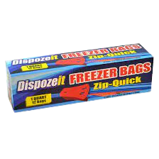 DISPOZEIT FREEZER BAG 1QT 12CT