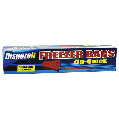 DISPOZEIT FREEZER BAG 1GL 8CT