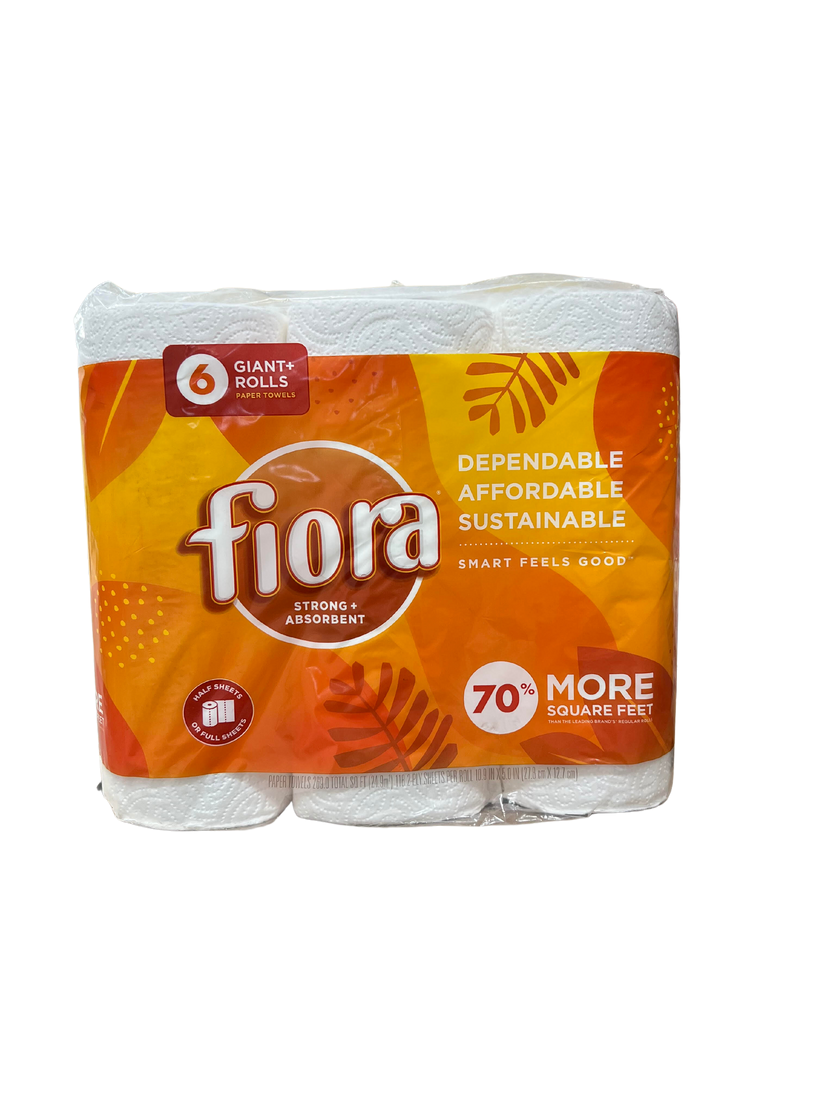 FIORA PAPER TOWELS 6 ROLL CT