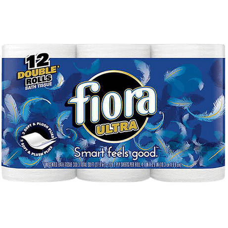 FIORA ULTRA BATH TISSUE BLUE 1/12 RL