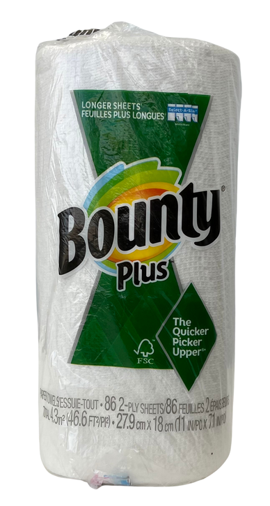 BOUNTY PAPER TOWEL 12/86CT 2PLY