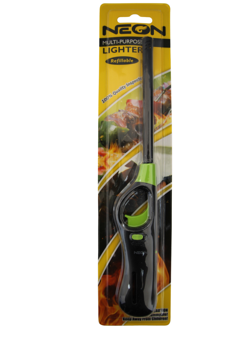 NEON BBQ LIGHTER 1 PC BLISTER PACK