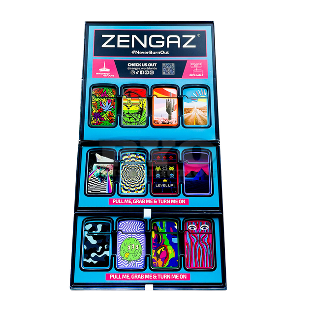 ZENGAZ LIGHTER JET 48PZ DISPLAY ZL-12