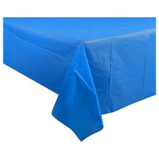 PARTY SOULUTION TABLE COVER DARK BLUE 54X108 INCH 48 CT