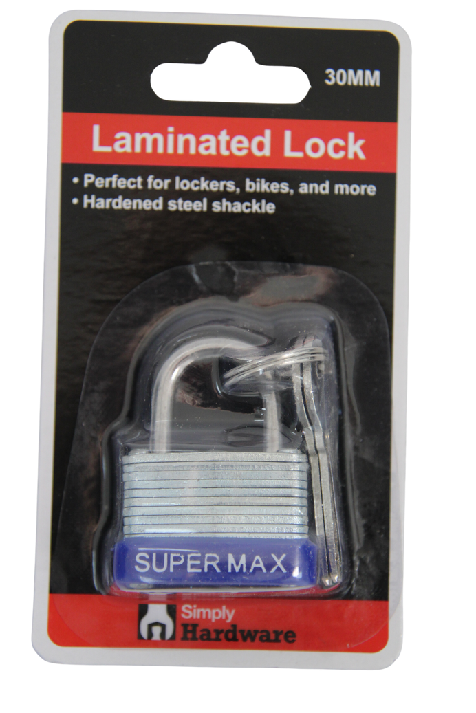 PROTOUCH PADLOCK 30 MM LONG SHAKL LAMINATED