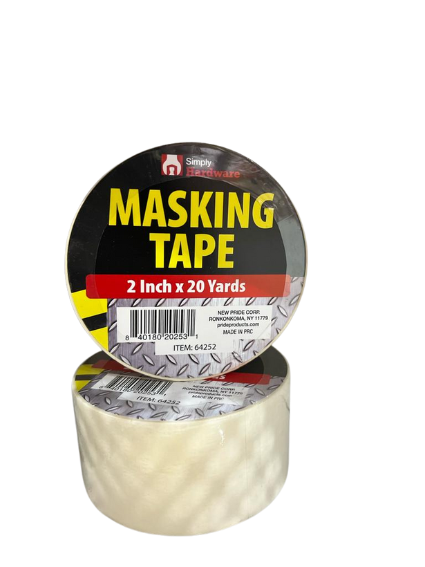 SIMPLY MASKING TAPE 2IN/20YD 48/3PK 130MIC