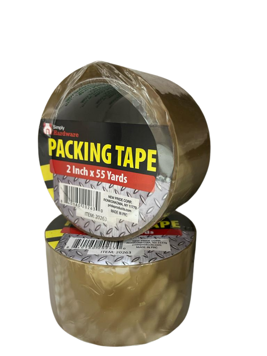 Simply Packing Tape 2in/55yd BROWN 48/1CT