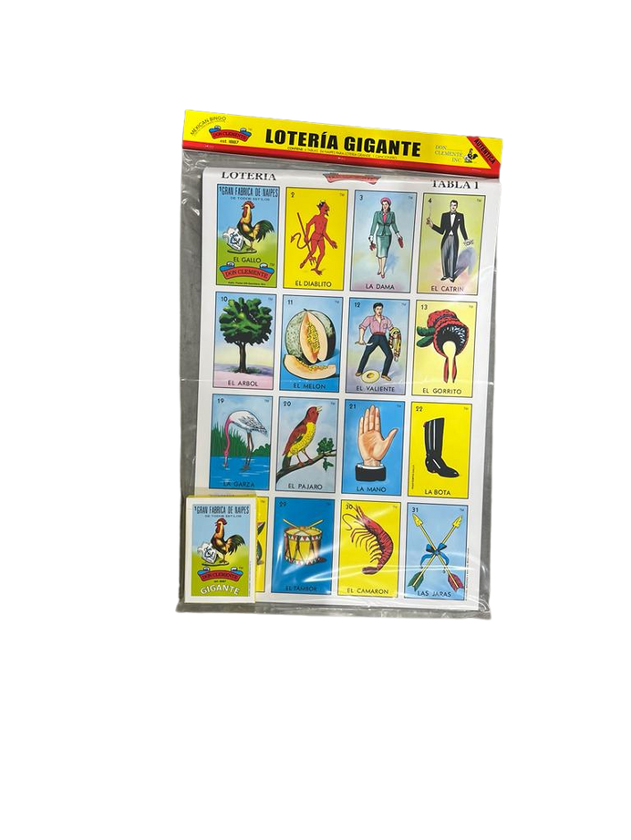 LOTERIA GIGANTE 6 TABLE