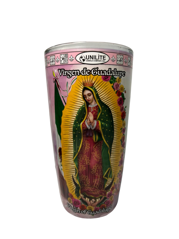 VELA 
CLASICA 
VIRGEN 
GUADALUPE 
12PZ