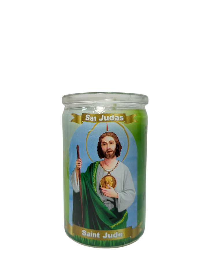 VELA MINI SAN JUDAS TADEO VERDE 24PZ